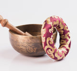 Handmade Special Tibetan Mantra Etched & Carved Healing Faith Singing Bowl
