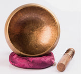 Hand Hammered Tibetan Singing Bowl for Meditation & Chakra Healing - Handmade in Nepal