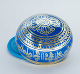Nepal Handmade Blue Tibetan Singing Bowl For Meditation and Sound Healing