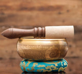 Exquisite Etched Carving Singing Bowl Set for Meditation and Sound Therapy with Beautiful Design